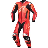 Alpinestars GP Plus V4 Sprint Lederkombi 1-Teiliger Red Fluo Mid Red White, Größe: 52