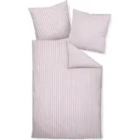 Janine Edelflanell Bettwäsche Chinchilla S 78060 Kissenbezug einzeln 80x80 cm kreiderose