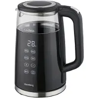 Klausberg Wasserkocher KB-7894 1,7L Schwarz LED Temperaturregelung