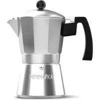Taurus Minimoka 12, Mokka-Kanne, Silber, Aluminium, 12 Tassen, Edelstahl
