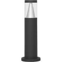 Lyora ROCK LED Pollerleuchte Schwarz 10W IP65 Warmweiss 9x9x42cm 9905025