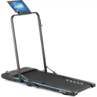 Gymtek Laufband für Zuhause, Walking Pad, Treadmill - bis 110 kg, 10 km/h - Klappbar, 6 Trainingsprogramme, LCD-Display - Fitness, Home Gym