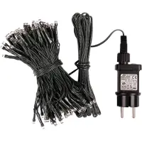 Idena Lichterkette 20 LED warmweiß 8h Timer 3,9m