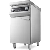 Maxima - Gastro Induktionsherd - 2 Brenner - 70 cm Tief - mit Ständer