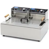Maxima - Gastro Fritteuse - 15 l - 1 Korb - Bis zu 3 kg Pommes