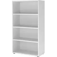 Hammerbacher Regal, 4OH, weiss