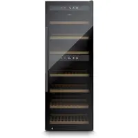 Caso 126 Smart, Weinkühler mit Kompressor, Freistehend, 126 Flasche(n), 75 W, G, Schwarz