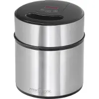 ProfiCook Eismaschine und Joghurtbereiter | Eis in 20 Min. | bis zu 1800ml Eiscreme | Softeismaschine für Zuhause | mit Timer | Ice Cream Maker für Eis, Frozen Joghurt & Sorbet | PC-ICM 1140