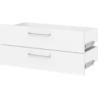 Hammerbacher Schubladen 80 cm, 1 OH, BS, Weiss