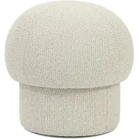Design House Stockholm - Uno Pouf, Ø 50 cm, creme