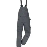 Fristads Latzhose Icon One 1111 LUXE, dunkelgrau, Größe C44 - grau - C44