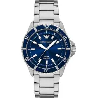 Giorgio Armani Emporio AR11697 WORLD EXPLORER Uhr Herrenuhr Edelstahl silber