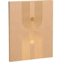 Exacompta Gästebuch 50 Blatt blanko, Goldschnitt, 27x22 cm, Graphik