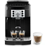De'Longhi Delonghi ECAM22.115.B Vollautomatische Espressomaschine, Kunststoffgehäuse, Integriertes Mahlwerk, Milchaufschäumer