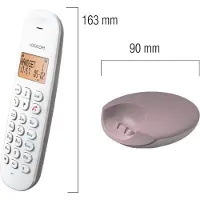 Logicom Schnurloses Festnetztelefon - - DECT ILOA 150 SOLO - Taupe - Ohne Anrufbeantworter