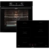 Gorenje JUMP SET PYRO/I, Zonen-Induktionskochfeld, 4 Zone(n), Glaskeramik, Schwarz, Berührung, 59,5 cm