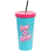 Erik Stranger Things Rink-o-mania Glasstrohhalm 550ml