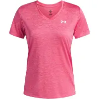 Under Armour Trainingsshirt "TECH SSV- TWIST" mit V-Ausschnitt, Kurzarm-Design, schnell trocknend, atmungsaktiv