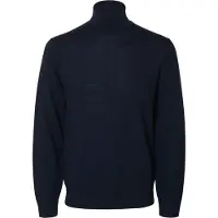 Selected Herren Pullover & Cardigans Slhtray Ls Knit Merino Roll Neck - Donkerblauw - Größe XXL