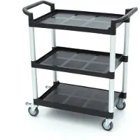 Maxima - Servierwagen - 3 Kunststoffregale - 86,5 x 42,5 cm