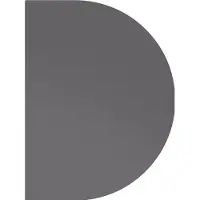 Hammerbacher Anbautisch m.STF/Kons.doppelt 60x80cm Graphit