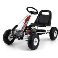 Milly Mally Thor Weißes Pedal-Gokart