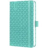 Sigel Agenda Flair 2026 J6102 1W/2S aqua green ML A6