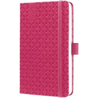Sigel Agenda Flair 2026 J6104 1W/2S fuchsia pink ML A6