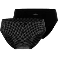 Götzburg Slip 2Er Pack X-Lastic in schwarz-dunkel-Karo | Gr.: 5