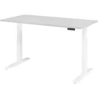 Hjh OFFICE PRO XMKA 16 W | 160x80 | elektrisch h?henverstellbar - Grau 160 x 80 elektrisch h?henverstellbar