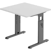 Hjh OFFICE PRO MEGA 8 G - 80 x 80 h?henverstellbar Grau/Graphit