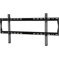 Peerless PARAMOUNT Universal Flat Wall Mount PF660 - Befestigungskit (Wandplatte, Adapter für Halterung) - für Flachbildschirm - kaltgewalzter Stahl - Glanzschwarz (39"-90")