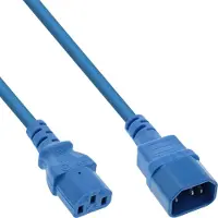 ACT C13 - C14, 3.00m Blau 3 m C13-Kuppler C14-Kuppler