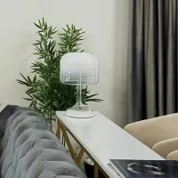 Maytoni LED Tischlampe Spirito, weiß / opal, für Wohn- / Esszimmer, Glas, LED Tischlampe