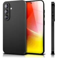 Nalia Strider - Tiefschwarze 1,28mm Dünne Silikonhülle mit integrierten Tasten-Kappen - Ultra-Slim Cover