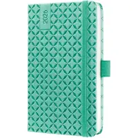 Sigel Wochenkalender Jolie ca. A6 Hardcover mint green 2026.