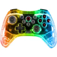 Konix Crystal, Gamepad, Nintendo Switch, PC, D-Pad, Home button, Makro-Taste, Turbo-Taste, Analog / Digital, Mehrfarbig, Kabelgebunden