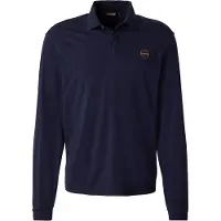 Napapijri Poloshirt E-Badge LS Herren Blu Marine-S