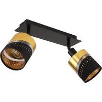 Globo 54046-2, Schwarz, Metall, Kunststoff, IP20, I, E14, 25 W