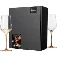 Eisch 2 Weißweingläser 518/3 i.Geschenkkarton Festivity RAVI GOLD 75751830/ 180281