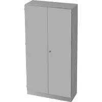Hammerbacher Schrank 5OH,Sockelbl. SG Grau/Silber