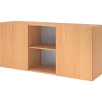 Hammerbacher Sideboard 2OH mit Schiebetüren Buche/Buche