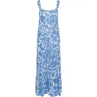 Kaffe Midikleid "Damen Kleid KAvalery", Damen, Gr. 46, N-Gr, blau (regatta flower print), Obermaterial: 100% Viskose LENZING ECOVERO CV LenzEcov., Kleider Midikleid