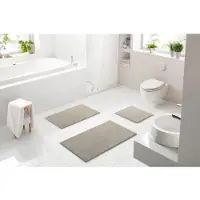 Linea Due Badematte , beige , Synthetik , Maße (cm): B: 60 H: 1,8