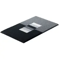 Linea Due Badematte , grau , Synthetik , Maße (cm): B: 50 H: 1,8