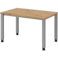 Hammerbacher Schreibtisch 4Fuss eckig 120x80cm Asteiche