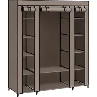 Songmics Faltschrank mit Kleiderstange LSF003R02