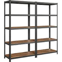 Songmics 2er Set Standregal 200 cm hoch GLR050B12