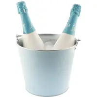 Koala Blauer Metall Weinkühler Mit Griff, 5 Liter