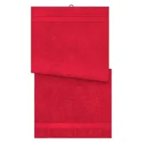 Myrtle beach Bio Badetuch MB443 red 70 x 140 cm